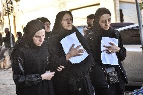 Funeral In Beirut, Lebanon