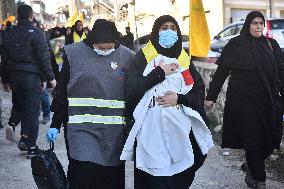 Funeral In Beirut, Lebanon