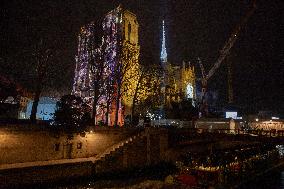 Preparations For The Reopening Ceremonies Of Notre Dame Cathedral In Paris