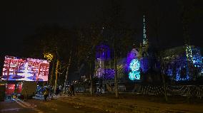 Preparations For The Reopening Ceremonies Of Notre Dame Cathedral In Paris