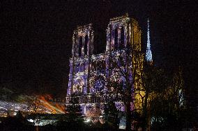 Preparations For The Reopening Ceremonies Of Notre Dame Cathedral In Paris