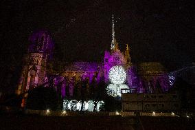 Preparations For The Reopening Ceremonies Of Notre Dame Cathedral In Paris