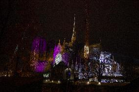 Preparations For The Reopening Ceremonies Of Notre Dame Cathedral In Paris