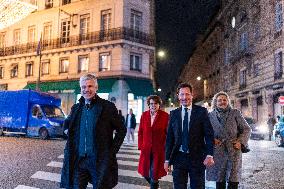 LR Leaders Leave The Elysee Palace - Paris