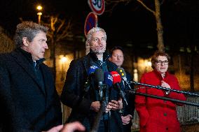 LR Leaders Leave The Elysee Palace - Paris