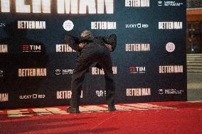 ''Better Man'' Premiere In Rome