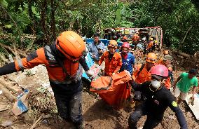 Landslide In Indonesia