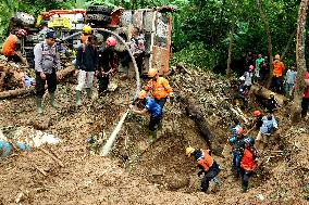 Landslide In Indonesia