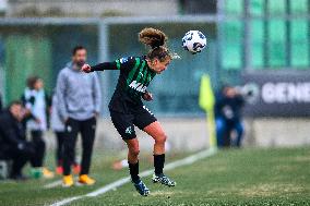 CALCIO - Serie A Femminile - US Sassuolo vs Napoli Femminile