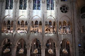 Notre-Dame Cathedral Interior Illustrations - Paris