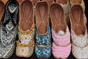 Traditional Footwear From Northern India