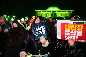 Nationwide Protests Demand President Yoon Suk Yeol’s Impeachment In South Korea