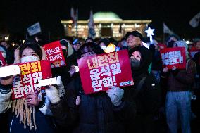 Nationwide Protests Demand President Yoon Suk Yeol’s Impeachment In South Korea