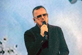 Gigi D'Alessio With His Gigi Palasport Tour In Padua