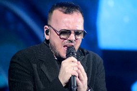 Gigi D'Alessio With His Gigi Palasport Tour In Padua