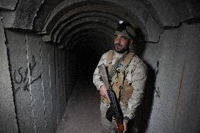 "Complex Tunnel Network And Weapons Discovered In Tal Rifaat After Liberation"