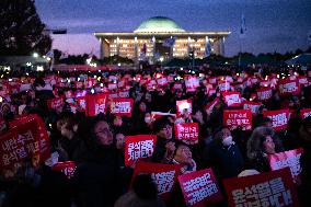 Nationwide Protests Demand President Yoon Suk Yeol’s Impeachment In South Korea