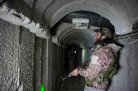 "Complex Tunnel Network And Weapons Discovered In Tal Rifaat After Liberation"