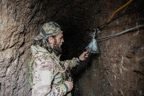 "Complex Tunnel Network And Weapons Discovered In Tal Rifaat After Liberation"