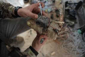 "Complex Tunnel Network And Weapons Discovered In Tal Rifaat After Liberation"