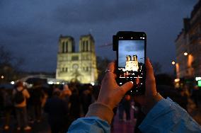 Official Reopening Ceremony of Notre-Dame Cathedral - Ambience