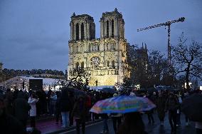 Official Reopening Ceremony of Notre-Dame Cathedral - Ambience