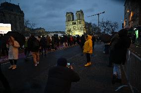 Official Reopening Ceremony of Notre-Dame Cathedral - Ambience