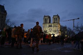 Official Reopening Ceremony of Notre-Dame Cathedral - Ambience