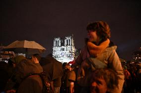 Official Reopening Ceremony of Notre-Dame Cathedral - Ambience