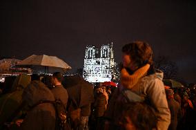 Official Reopening Ceremony of Notre-Dame Cathedral - Ambience