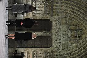 Official reopening of Notre-Dame Cathedral - Opening of doors ceremony  - Paris