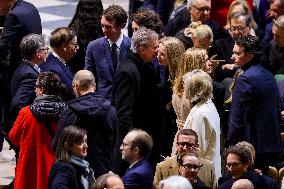 Official Reopening of Notre-Dame de Paris - Inside