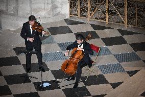 Official Reopening Ceremony Of Notre-Dame Cathedral - Inside