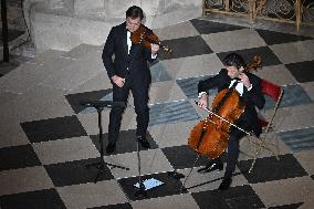 Official Reopening Ceremony Of Notre-Dame Cathedral - Inside