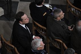 Official Reopening Ceremony Of Notre-Dame Cathedral - Inside