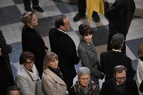 Official Reopening Ceremony Of Notre-Dame Cathedral - Inside