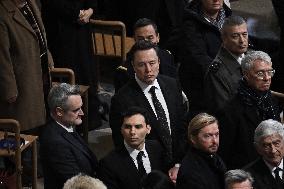 Official Reopening Ceremony Of Notre-Dame Cathedral - Inside