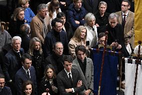 Official Reopening Ceremony Of Notre-Dame Cathedral - Inside