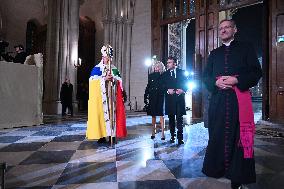 Official Reopening of Notre-Dame de Paris - Inside