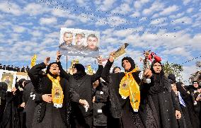 Funeral of Hezbollah Fighters - Lebanon