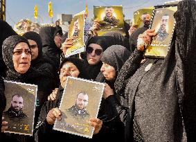 Funeral of Hezbollah Fighters - Lebanon