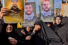 Funeral of Hezbollah Fighters - Lebanon