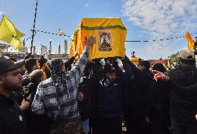 Funeral of Hezbollah Fighters - Lebanon