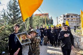 Funeral of Hezbollah Fighters - Lebanon