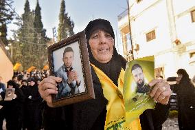 Funeral of Hezbollah Fighters - Lebanon