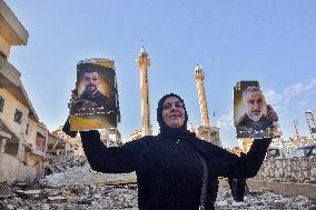 Funeral of Hezbollah Fighters - Lebanon