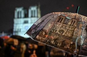 Notre-Dame Reopening Outside Atmosphere - Paris