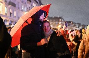 Notre-Dame Reopening Outside Atmosphere - Paris