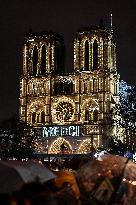 Notre-Dame Reopening Outside Atmosphere - Paris