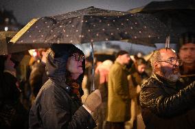 Notre-Dame Reopening Outside Atmosphere - Paris